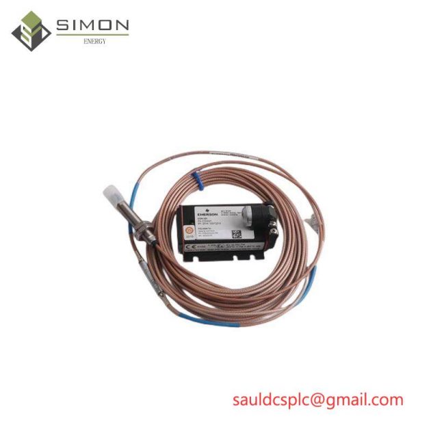 EMERSON PR6423/10R-131 CON041 Eddy Current Transducer, Precision Measurement for Industrial Control Systems