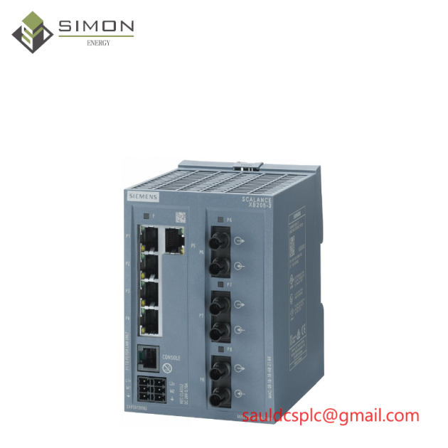 SIEMENS SCALANCE XB004-1G Unmanaged Industrial Ethernet Switch, 6GK5004-1GL00-1AB2